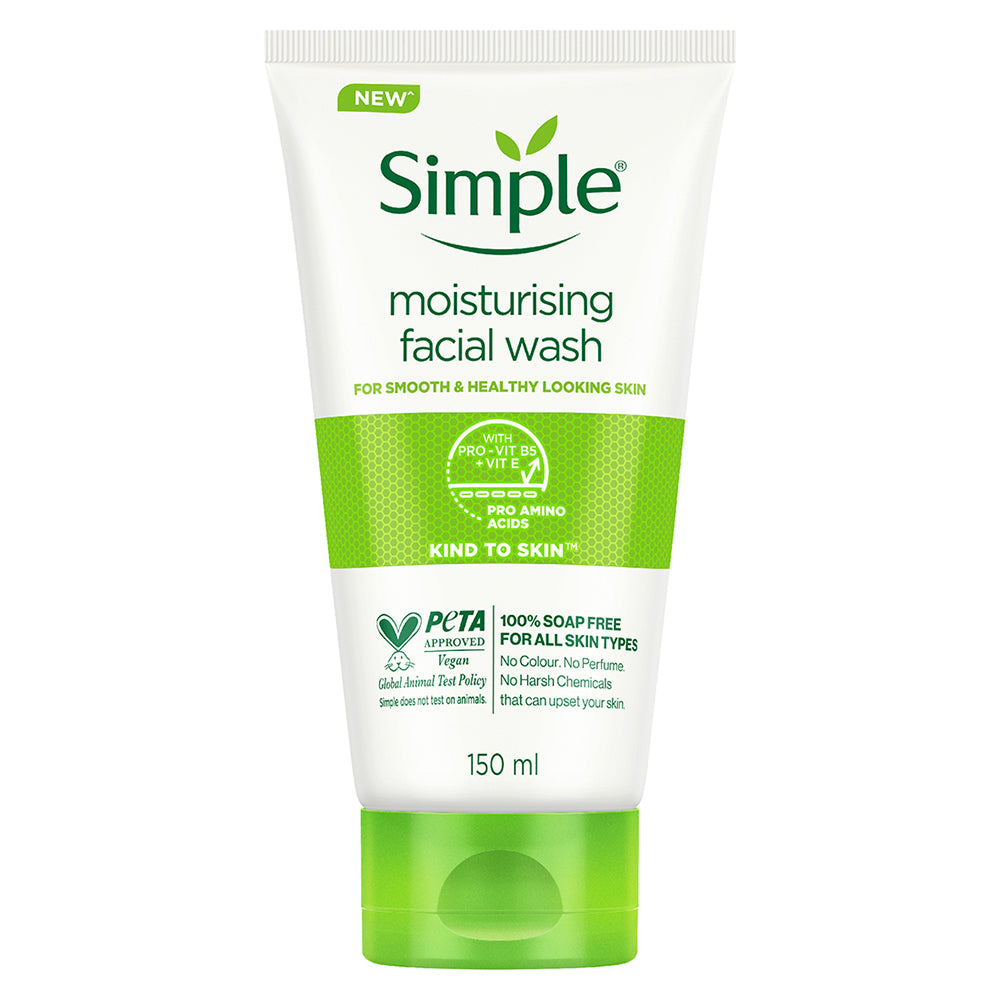 Face Wash for Dry Skin | Simple Moisturizing Face Wash - 150ml