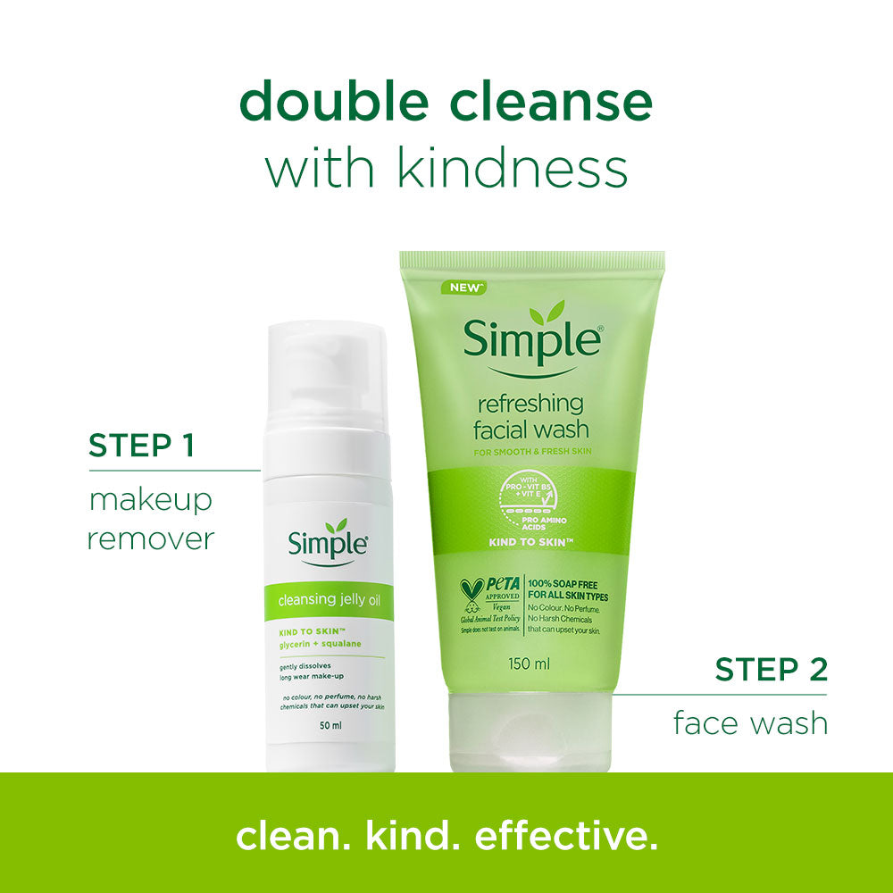 Simple Kind To Skin Cleansing Jelly Oil 50ml 