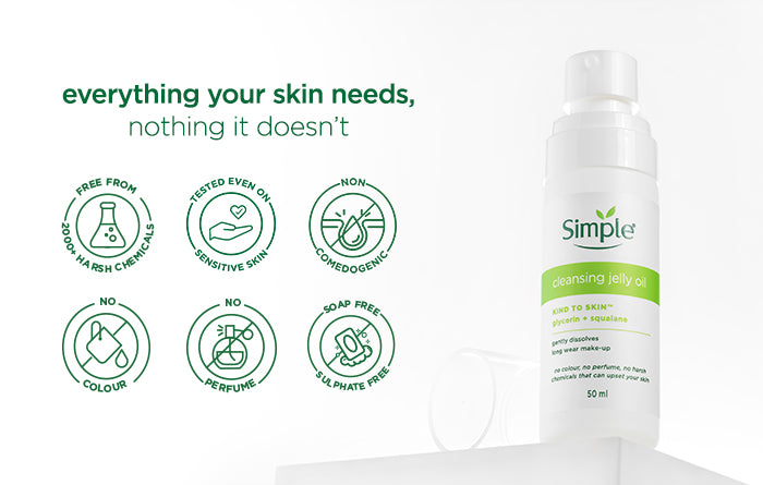 Simple Kind To Skin Cleansing Jelly Oil 50ml 